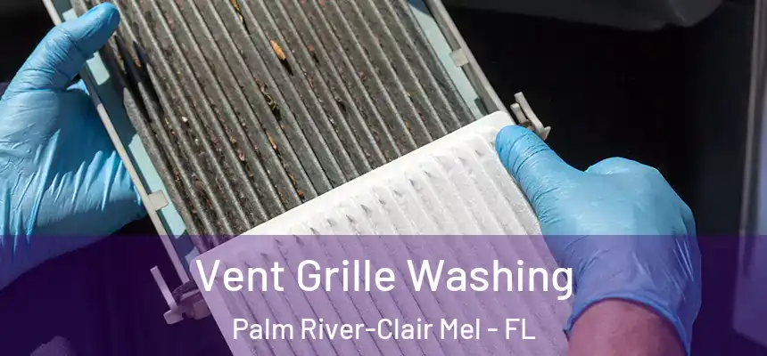 Vent Grille Washing Palm River-Clair Mel - FL